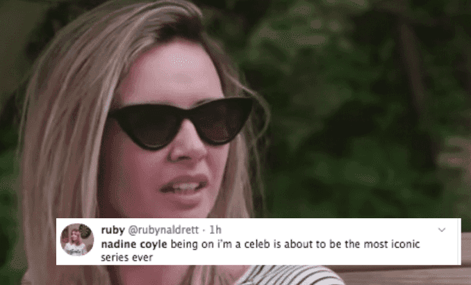 12 tweets indicating everyone’s excitement at Nadine Coyle joining ‘I’m A Celeb’