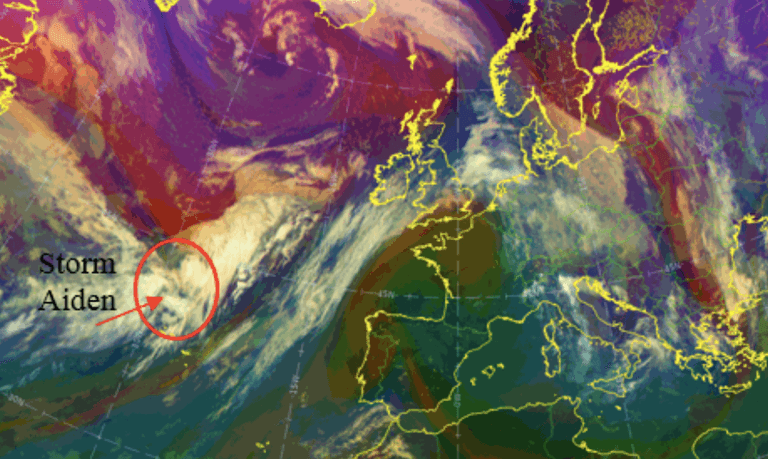 Storm Aiden has arrived, bringing two status orange weather warnings to Ireland Storm Aiden has arrived, bringing two status orange weather warnings to Ireland