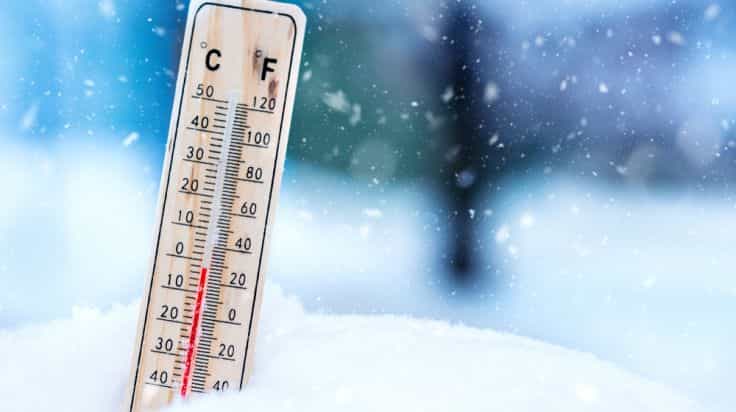 Tuesday night saw one county drop to -6.3°C, the lowest temperature of the winter so far Tuesday night saw one county drop to -6.3°C, the lowest temperature of the winter so far