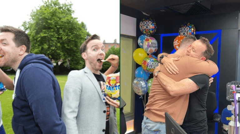 Emotional final broadcast after 21 years co-hosting Dermot & Dave part ways