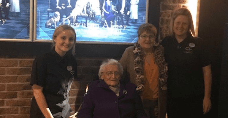 103-Year-Old Ruby’s First Trip To The Cinema After 80 Years  Between Visits