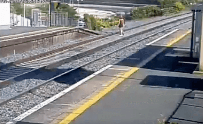 Irish Rail shares shocking footage of people crossing railway lines in front of trains