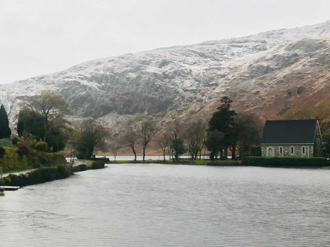 Snow begins falling in Ireland ahead of frosty night around the country