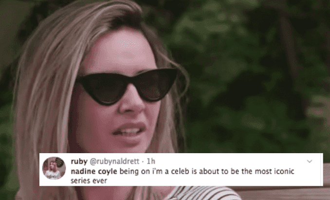 12 tweets indicating everyone’s excitement at Nadine Coyle joining ‘I’m A Celeb’