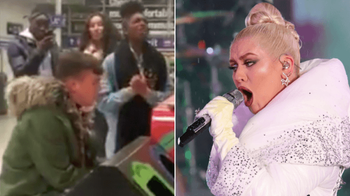 ‘Love you guys’ – Christina Aguilera shares viral video of teens singing at Connolly Station