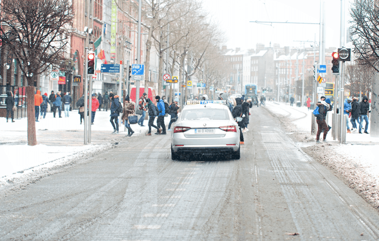 A snow/ice warning has been issued for Ireland