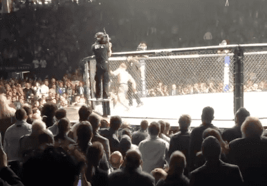 Rory McIlroy posts footage of entire McGregor fight and his view was incredible