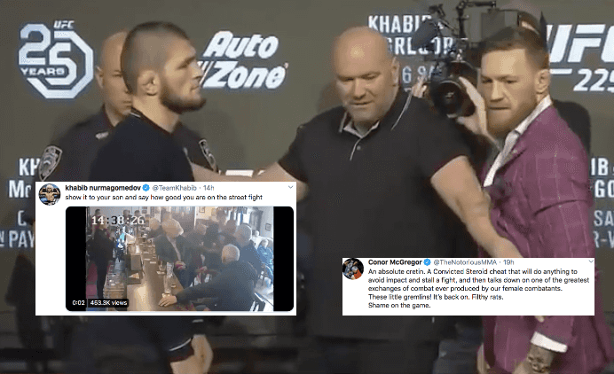 Conor McGregor and Khabib Nurmagomedov involved in brutal social media exchange