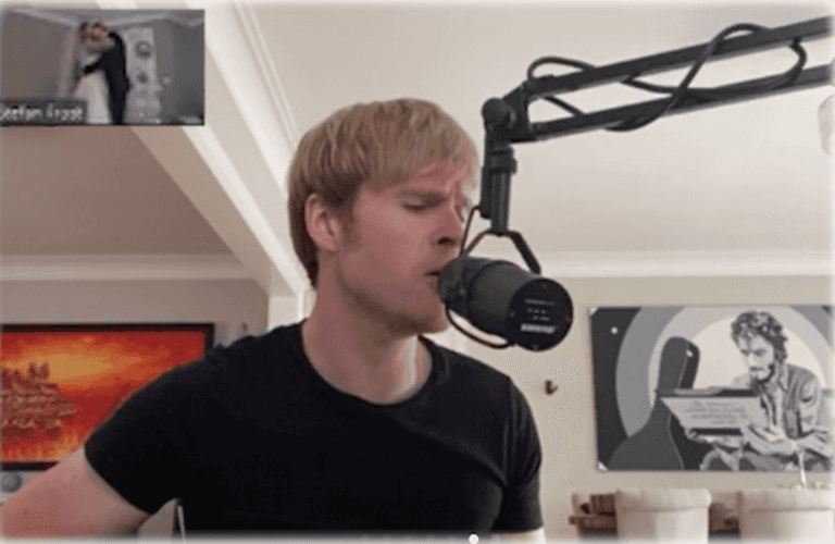 Kodaline surprised two NHS workers with an acoustic performance at their virtual wedding