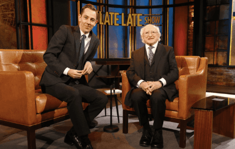 President Higgins and some major Irish movie stars to appear on last Late Late of the series