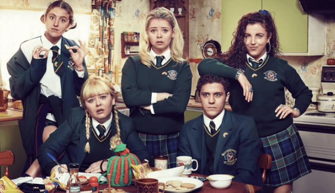 Derry Girls will make its Irish TV debut later this week