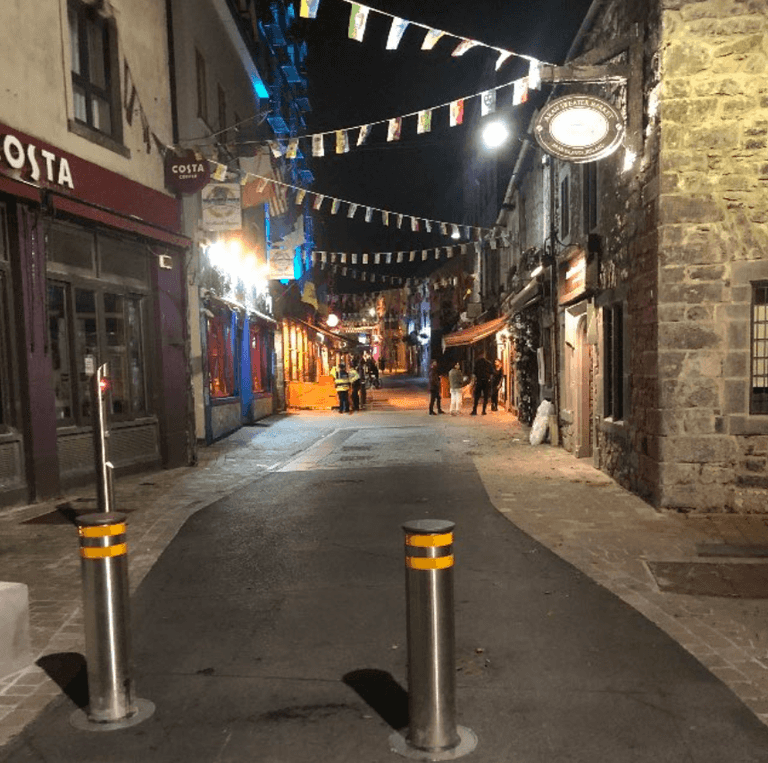 Galway city pictured looking eerily quiet during Race Week