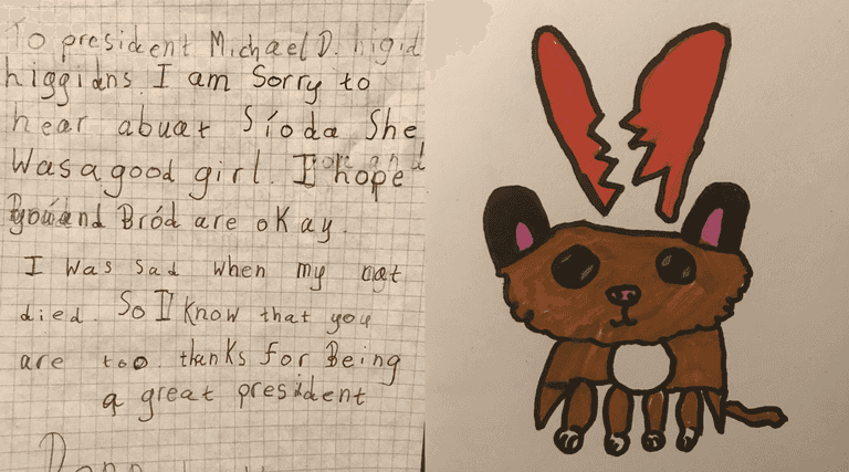 ‘I’m sorry about Síoda’ – Limerick youngster pens heartfelt letter to Michael D 