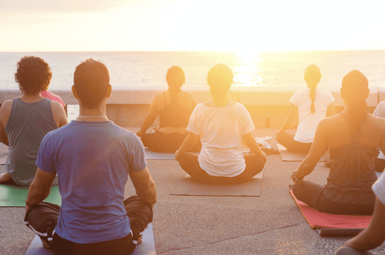 Sunset beach yoga is a thing and it’s happening in Wicklow this week