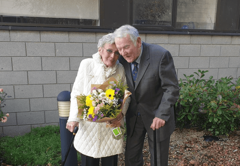 Elderly Offaly couple wed 40 years after they first met