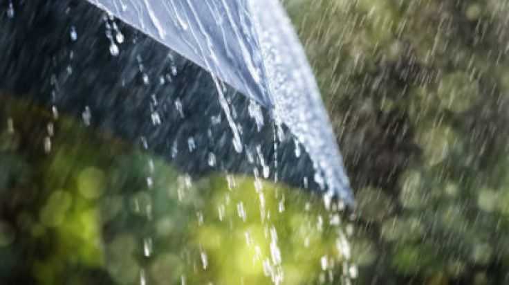 Status yellow rain warning issued to five counties