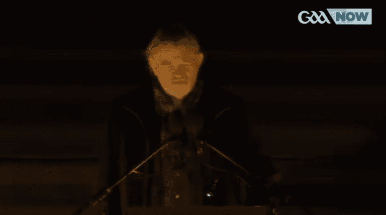 Watch Brendan Gleeson’s Bloody Sunday speech in Croke Park last night