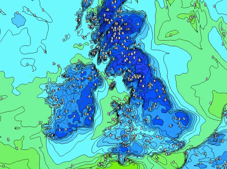 Weather forecast sees windchill drop to as low as -5 tonight