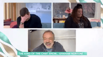 WATCH: Graham Norton involved in hugely awkward gaffe on live TV today