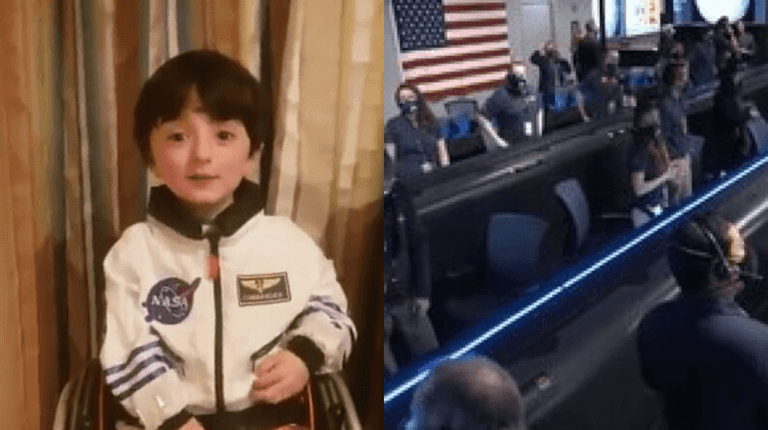 Space-mad Adam King was thoroughly impressed by the Mars rover landing last night