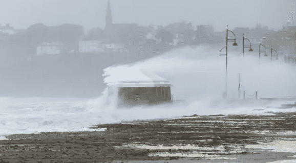 A weather warning is in place for eight counties with gusts of up to 100 km/h expected