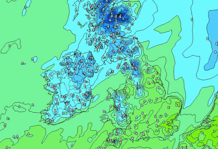 ‘Biting windchill and heavy wintry showers’ to arrive in the coming days
