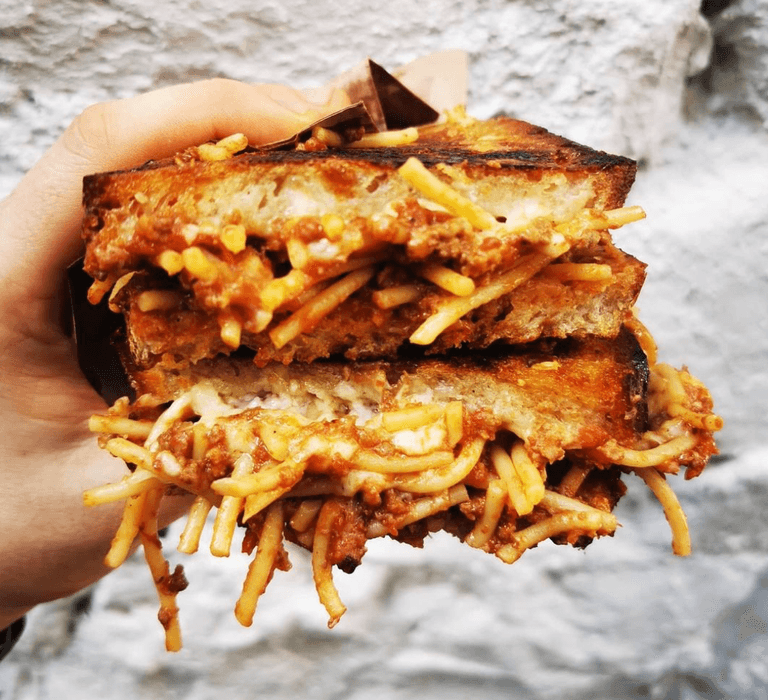 This Mayo spot is serving up a Spag-Bol Sambo!