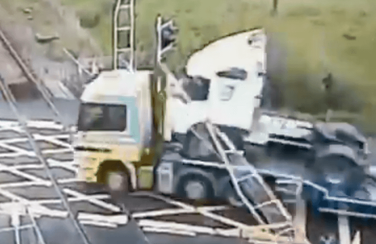 WATCH: Irish Rail appeals for road users to act safely after level crossing incident today
