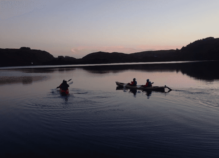 You can go moonlight kayaking in Cork and it looks so peaceful