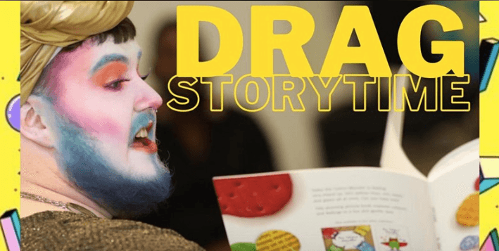 There’s a drag story-time event happening this Saturday