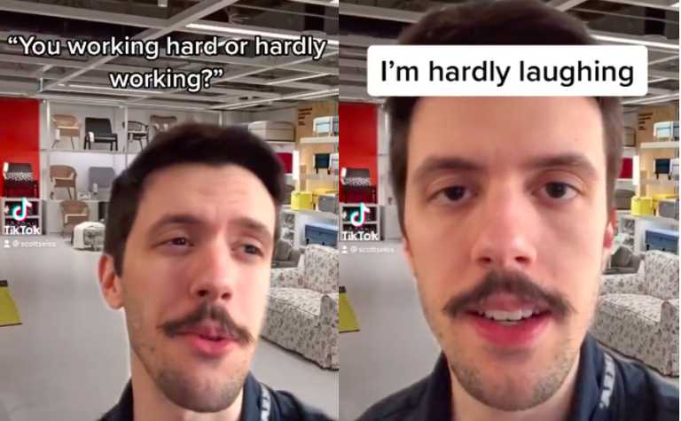 The spokesperson for everyone who’s ever worked a traumatic retail job is on holidays in Ireland