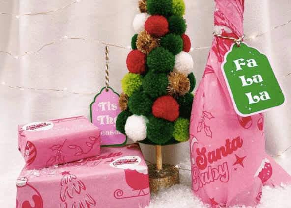 We’re obsessed with these gift wrapping kits from a small Irish biz