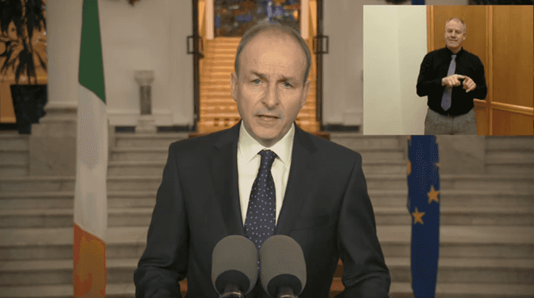 Taoiseach confirms that hospitality will close at 8pm from Sunday