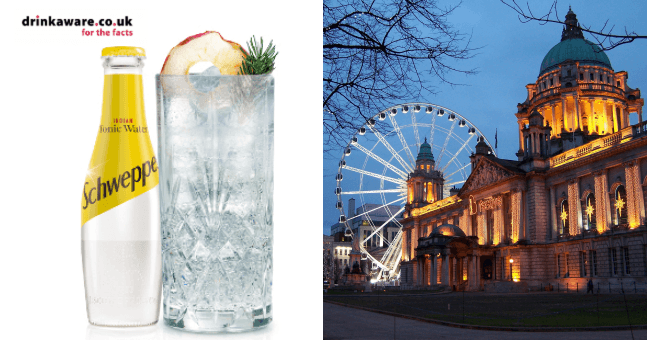 Schweppes is offering you a FREE Gin & Tonic in these Belfast pubs this Christmas