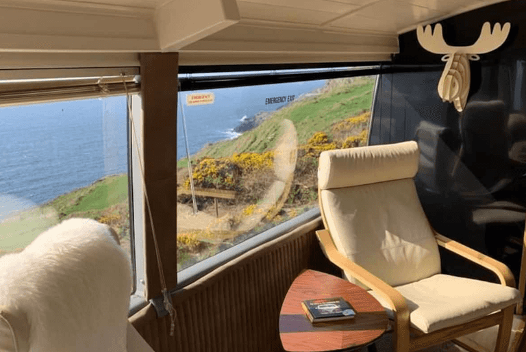 Book yourself a staycation on this double decker bus in West Cork