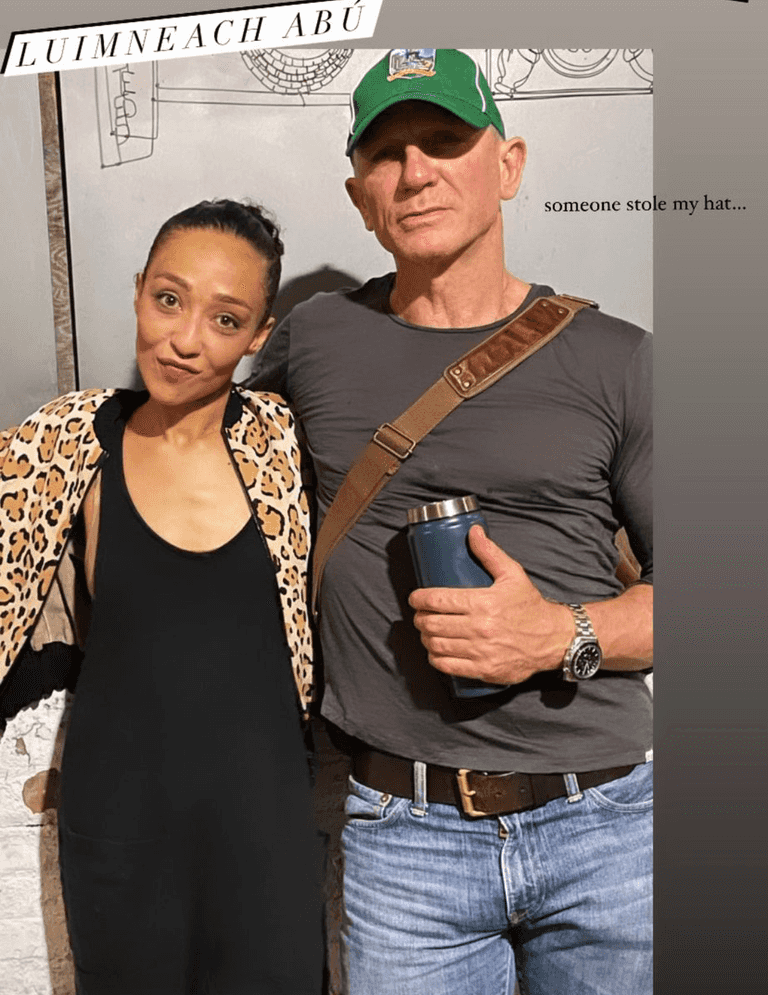 Daniel Craig donned the right hat before the All Ireland Hurling final