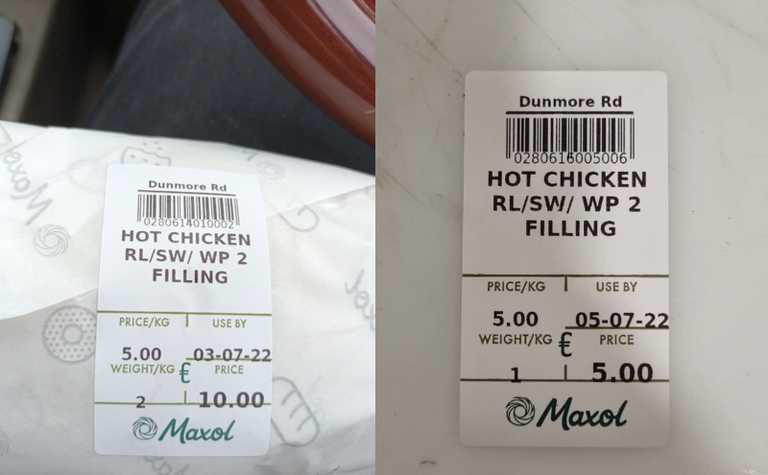 Viral €10 Maxol chicken fillet roll was actually a labelling error