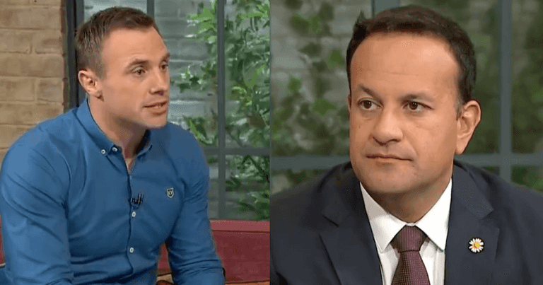 Tommy Bowe is trending after confronting Leo Varadkar on Ireland AM