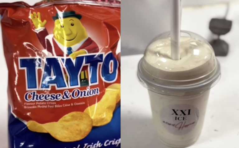 There’s a Dundalk ice cream shop selling Tayto cheese and onion milkshakes