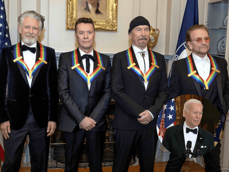 ‘Poets in their own right’ – Joe Biden honours U2 at White House celebration