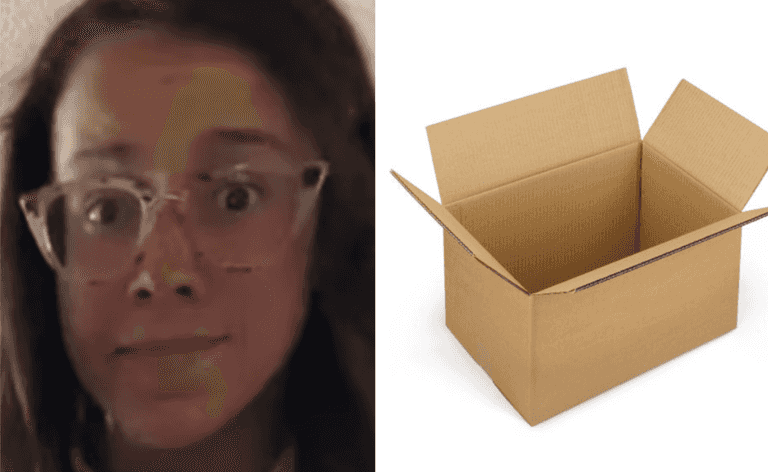 Mum-of-two put kids in cardboard box so she could have some alone time