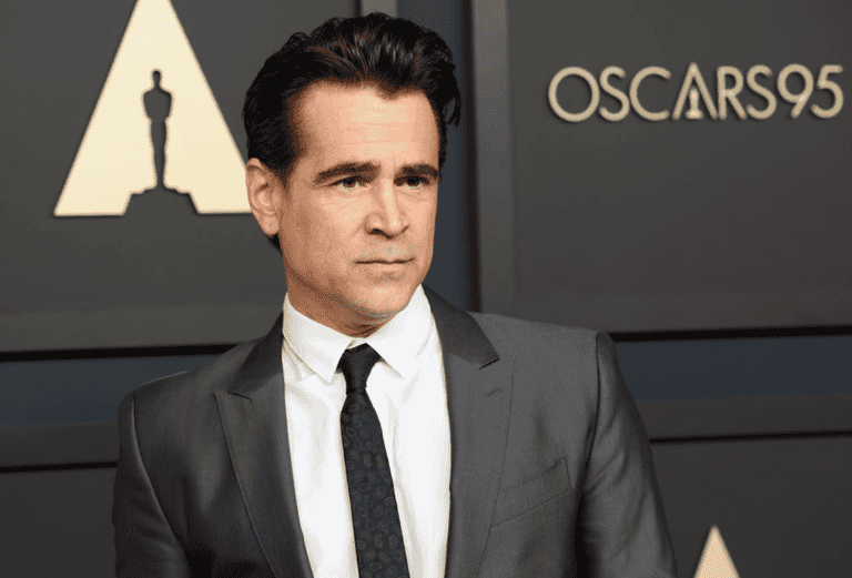Colin Farrell and youngest son to wear matching velvet tuxedos at the Oscars