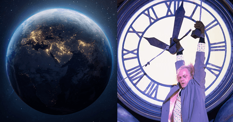 A ‘time traveller’ from the year 2671 warns that people will ‘fall from the sky’ this summer