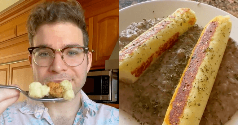 TikTok chef recreates classic dishes, making ‘mangers and bash’ and ‘teans on boast’