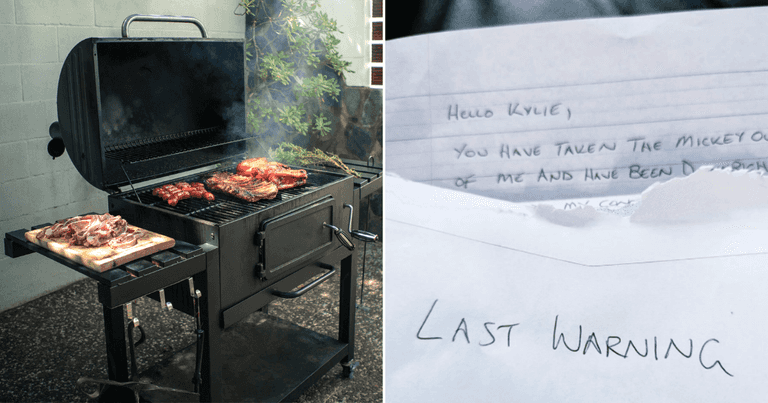 ‘Sick and upset’ vegan sends warning to neighbour over having a barbecue