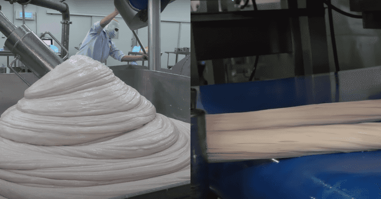 People vow never to eat crab sticks again- after seeing how they are made