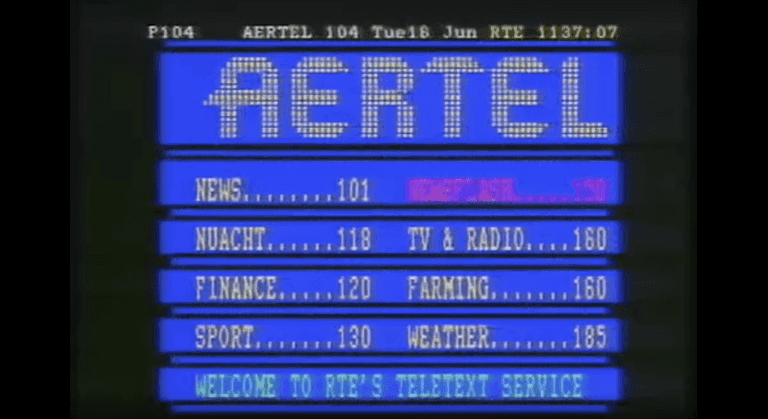 12 core Irish tv memories and best Twitter reactions to commemorate the end of Aertel