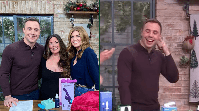 Tommy Bowe blushes through Ireland AM sex toy segment