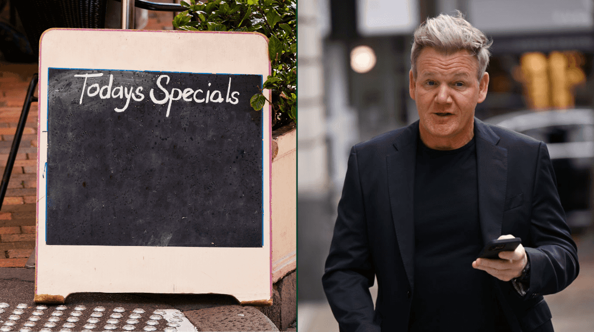 Gordon Ramsay spills the tea on what you should never order in a restaurant