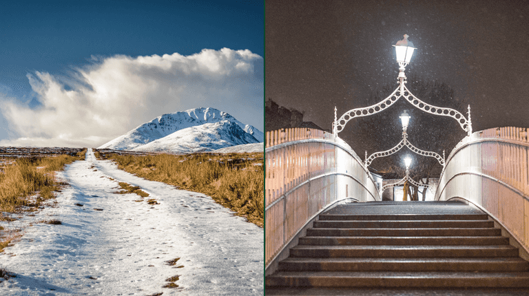 Snow falls in some parts as Ireland braces for more freezing conditions